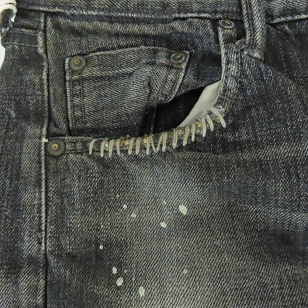 実際に弊社で買取させて頂いた【未使用】NEIGHBORHOOD/ネイバーフッド ダメージ/リメイク加工 BASIC デニムパンツ 132DCNH-PTM19/Sの画像 8枚目