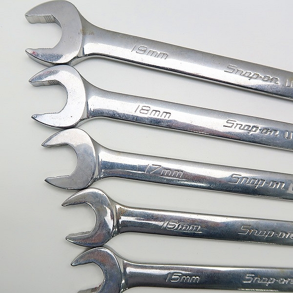 実際に弊社で買取させて頂いたSnap-on/スナップオン フランクドライブ コンビネーション レンチ SOEXM7~19 セットの画像 3枚目