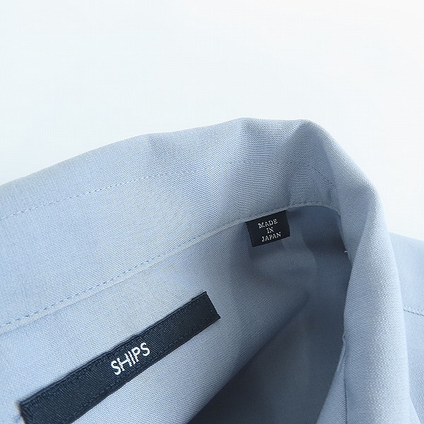実際に弊社で買取させて頂いたSHIPS/シップス Reflax(R) ドライタッチ オープンカラー シャツ 111-51-3014/Lの画像 5枚目