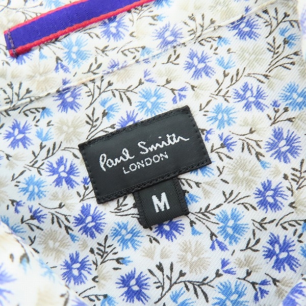 実際に弊社で買取させて頂いたPaul Smith LONDON/ポールスミス ロンドン フローラル 総柄 長袖シャツ/Mの画像 2枚目