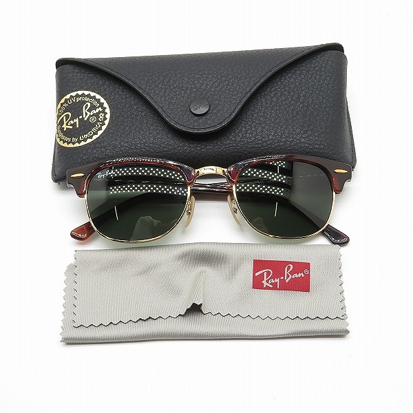 実際に弊社で買取させて頂いたRay-Ban/レイバン NEW CLUBMASTER/ニュー クラブマスター サングラス/アイウェア RB2156の画像 9枚目