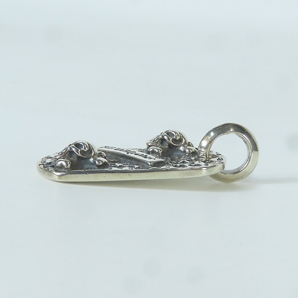 実際に弊社で買取させて頂いたBWL/ビルウォールレザー GRAFFITI w/2 SKULL & CROSSBONES/グラフィティ 2スカル クロスボーンズペンダント ドッグタグの画像 3枚目