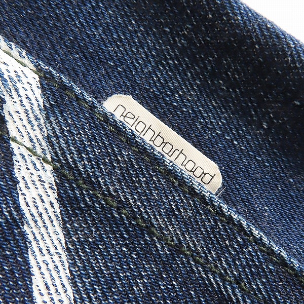 実際に弊社で買取させて頂いたNEIGHBORHOOD/ネイバーフッド SAVAGE H2NARROW DCNH-PT-W06 デニムパンツ/XSの画像 7枚目
