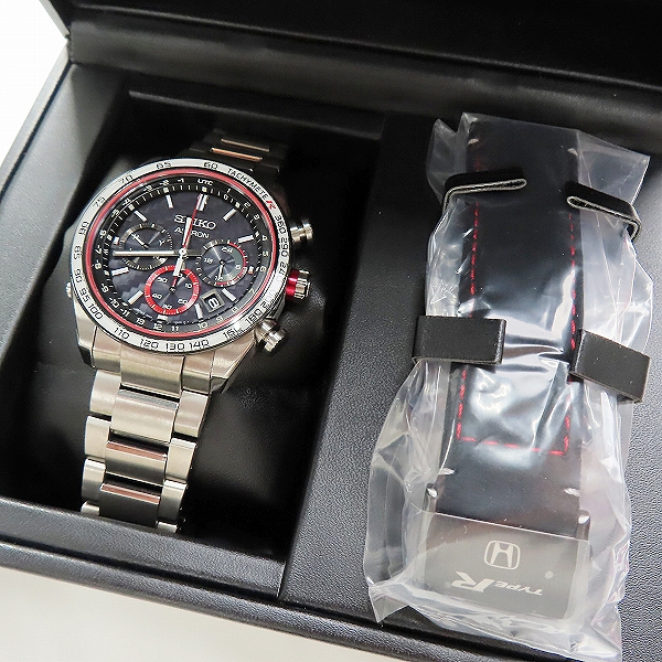 実際に弊社で買取させて頂いたSEIKO/セイコー ASTRON/アストロン  HONDA シビック タイプR 300本限定 アナログ腕時計 8B92-0BC0/SBXY045