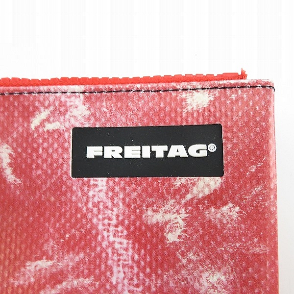 実際に弊社で買取させて頂いたFREITAG/フライターグ ポーチ セカンドバッグ レッドの画像 3枚目
