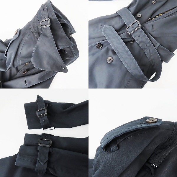 実際に弊社で買取させて頂いたLITHIUM HOMME/リチウムオム 22AW OLMETEX RAGLAN SLEEVE LONG TRENCH COAT ロングトレンチコート/42 の画像 3枚目