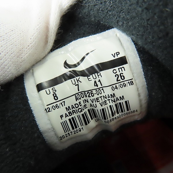 実際に弊社で買取させて頂いたNIKE×atmos/ナイキ×アトモス AIR MAX 90 PRNT "WE LOVE NIKE"/エアマックス90 プリント AQ0926-001/26の画像 5枚目