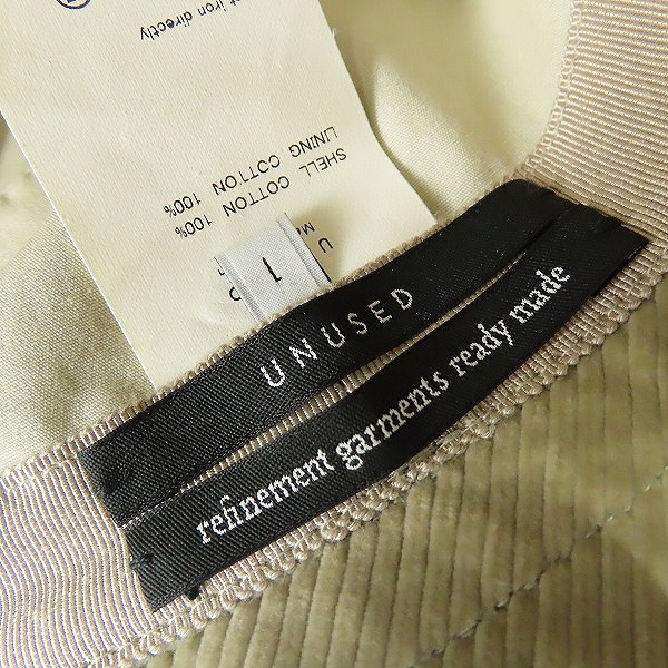 実際に弊社で買取させて頂いたUNUSED/アンユーズド コーデュロイハット/1の画像 5枚目