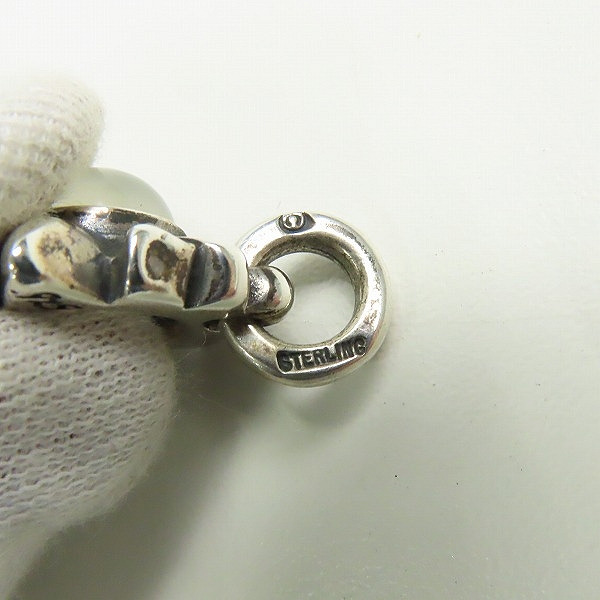 実際に弊社で買取させて頂いたBWL/ Bill Wall Leather/ビルウォールレザー ラウンドストーン ペンダントトップの画像 6枚目