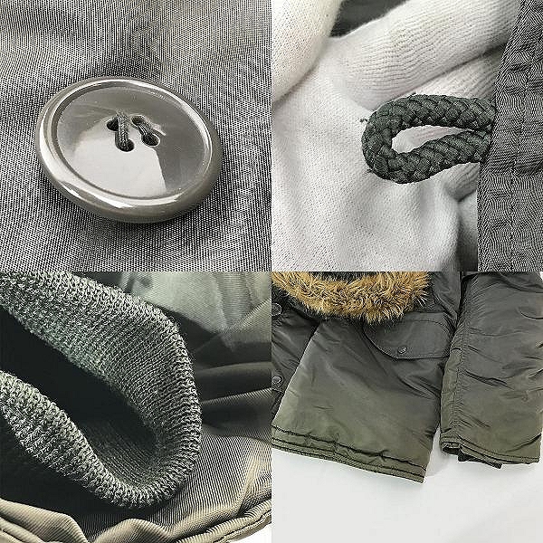 実際に弊社で買取させて頂いたALPHA INDUSTRIES/アルファインダストリーズ N-3B フライトジャケット 20024-76 Mの画像 9枚目