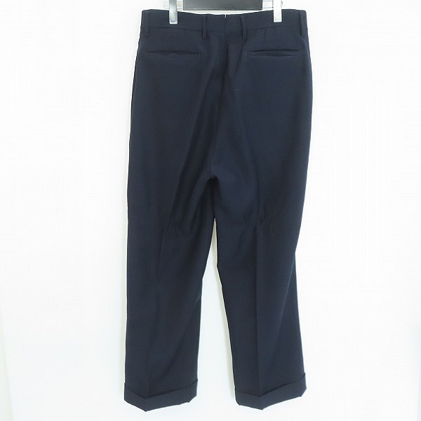 実際に弊社で買取させて頂いたH BEAUTY&YOUTH UNITED ARROWS/エイチ ビューティー&ユース WIDE TURN UP PANTS/ウールワイドパンツ 1214-104-7452/Lの画像 1枚目