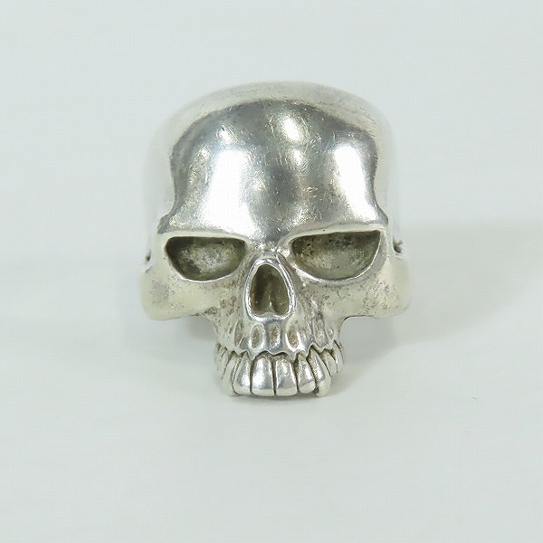 実際に弊社で買取させて頂いたCRAZY PIG/クレイジーピッグ ラージエビルスカルリング/19.5-20号の画像 1枚目