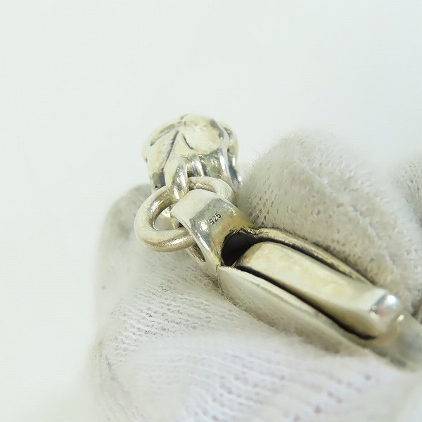 実際に弊社で買取させて頂いたCRAZY PIG/クレイジーピッグ GRIN SKULL/グリンスカル リンク ウォレットチェーンの画像 6枚目