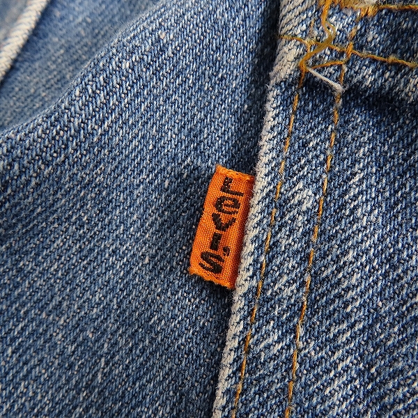 実際に弊社で買取させて頂いたLevi's/リーバイス 刻印8 オレンジタブ スモールe デニムパンツ/W34L36の画像 2枚目