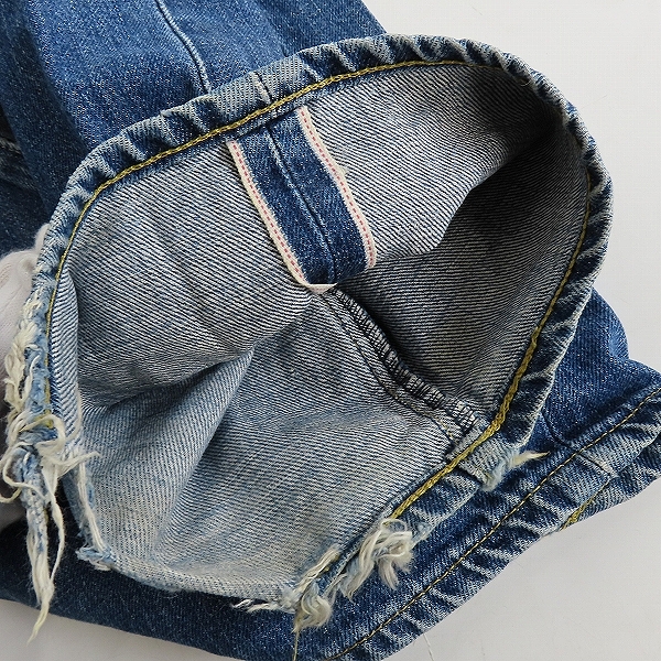 実際に弊社で買取させて頂いたLevi’s/リーバイス 702-XX 刻印J22 ビッグE 赤耳 日本製 デニムパンツ /W36L36の画像 8枚目