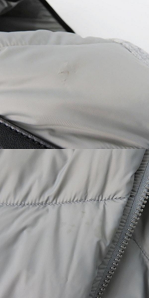 実際に弊社で買取させて頂いたTOM FORD/トムフォード ジップアップ フード ダウンベスト  グレー BY291-TFJ235/48の画像 9枚目