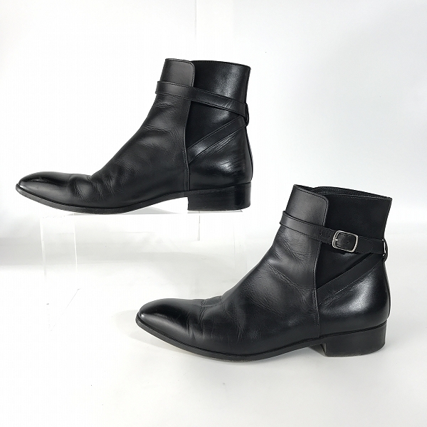 実際に弊社で買取させて頂いたSHIPS/シップス 牛革 レザー ブーツ 53214 BL/8の画像 3枚目