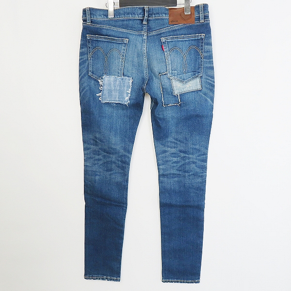 実際に弊社で買取させて頂いたglamb/グラム リペア加工 デニムパンツ /Lの画像 1枚目