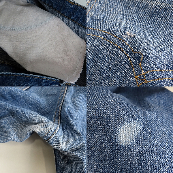 実際に弊社で買取させて頂いたLevi's/リーバイス 刻印8 オレンジタブ スモールe デニムパンツ/W34L36の画像 8枚目