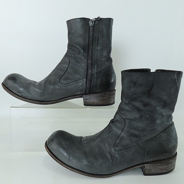 実際に弊社で買取させて頂いたKAZUYUKI KUMAGAI ATTACHMENT/カズユキクマガイ アタッチメント サイドジップブーツ/42.5の画像 3枚目