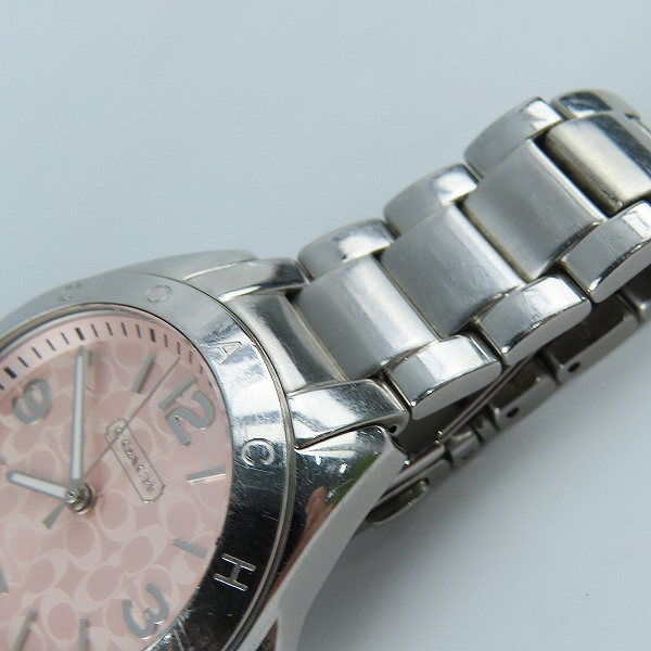 実際に弊社で買取させて頂いたCOACH/コーチ クォーツ腕時計 67.7.14.0689【動作未確認】の画像 6枚目