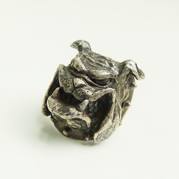 実際に弊社で買取させて頂いたCRAZY PIG/クレイジーピッグ シルバーブルドッグ リング/18-18.5号