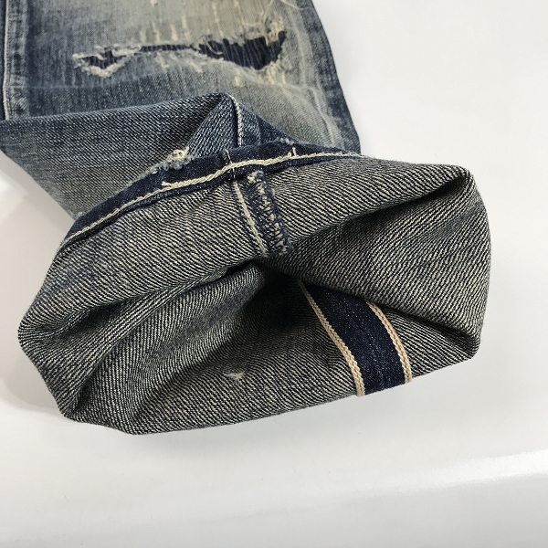 実際に弊社で買取させて頂いたNEIGHBORHOOD/ネイバーフッド 22SS SAVAGE . DP NARROW / C-PT デニムパンツ INDIGO 221XBNH-PTM09/Lの画像 7枚目