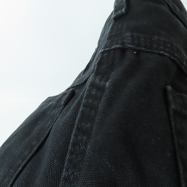 実際に弊社で買取させて頂いたDickies/ディッキーズ ダック地 ワークパンツ ブラック /32の画像 6枚目