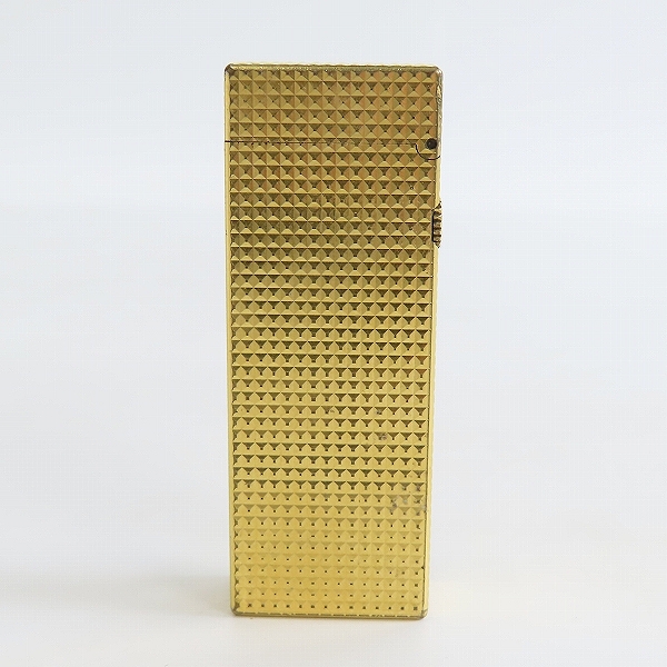 実際に弊社で買取させて頂いたdunhill/ダンヒル サイドローラー ガスライター ゴールドカラー の画像 1枚目
