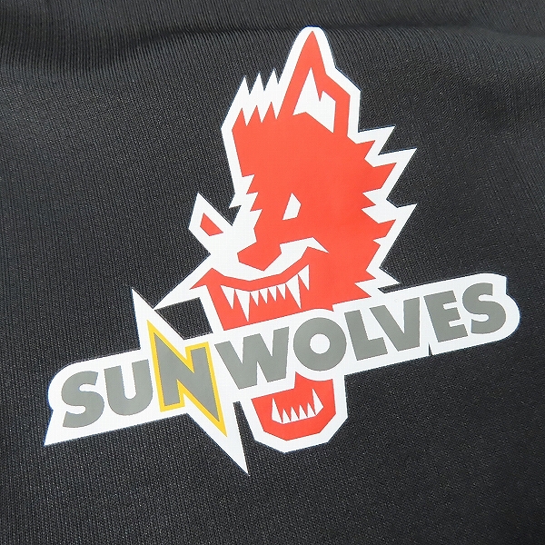 実際に弊社で買取させて頂いたCANTERBURY/カンタベリー SUNWOLVES/サンウルブズ ラグビージャージ ブラック R30003SR /Lの画像 5枚目