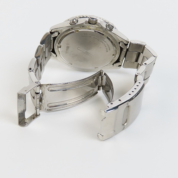 実際に弊社で買取させて頂いたSEIKO/セイコー パイロット クロノグラフ 腕時計/ウォッチ 7T92-0CF0【動作未確認】の画像 3枚目
