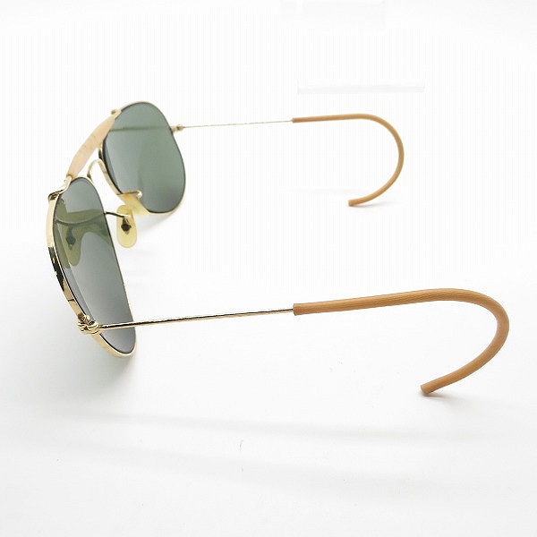 実際に弊社で買取させて頂いた(1)Ray-Ban/レイバン B&L/ボシュロム社製 ティアドロップ型 アイウェア/サングラス ゴールドの画像 2枚目