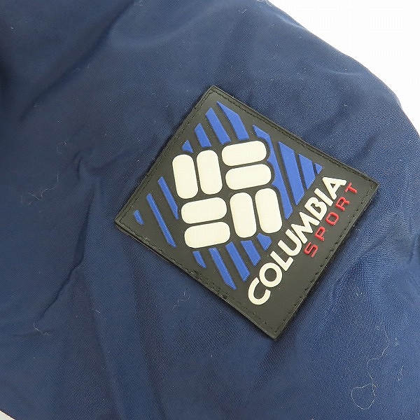 実際に弊社で買取させて頂いたColumbia Sportswear/コロンビアスポーツウェア 90Sヴィンテージ ハーフジップ ブルゾン ネイビー×レッド/Lの画像 8枚目