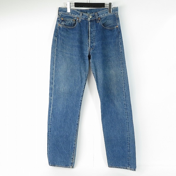 実際に弊社で買取させて頂いたLevi's/リーバイス 501 BIG E 復刻 バレンシア工場 刻印555 デニムパンツ W32L38