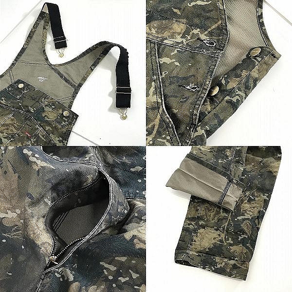 実際に弊社で買取させて頂いたCarhartt/カーハート カモフラ オーバーオール 32×32の画像 8枚目