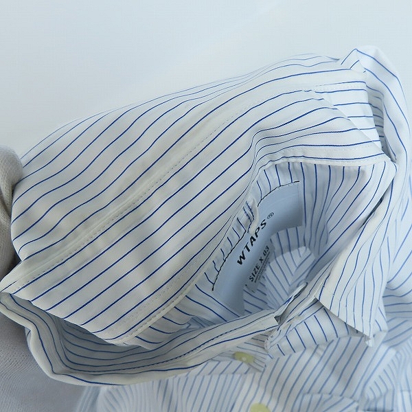 20ss Wtaps Thomas Mason Shirt Blue Lサイズ 20ss Wtaps Thomas Mason Shirt Blue Lサイズ - メルカリ