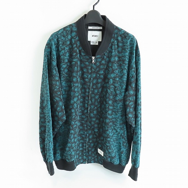 実際に弊社で買取させて頂いたWTAPS/ダブルタップス 21SS W1/JACKET/POLY.FAILLE.CAMO カモ レオパード柄 ジャケット 211TQDT-JKM02/03