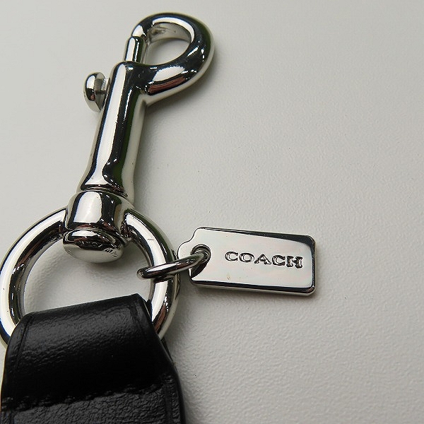 実際に弊社で買取させて頂いたCOACH/コーチ レザー ロゴ キーチェーンの画像 4枚目