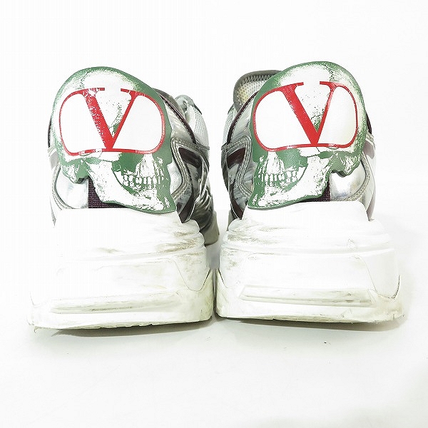 実際に弊社で買取させて頂いたVALENTINO GARAVANI × UNDERCOVER/ヴァレンティノ×アンダーカバー ローカットスニーカー TSC20Y0/43の画像 1枚目