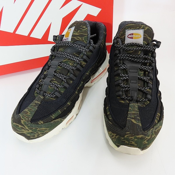 実際に弊社で買取させて頂いたNIKE×CARHARTT/ナイキ×カーハート AIR MAX 95 エアマックス95 スニーカー AV3866-001 /27