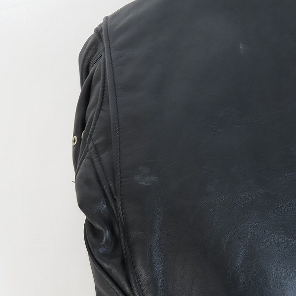実際に弊社で買取させて頂いたPERFECTO by Schott/パーフェクト バイ ショット ダブルライダースジャケット/38の画像 7枚目