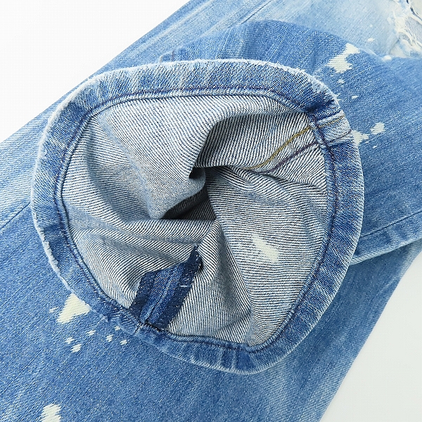 実際に弊社で買取させて頂いた【JPタグ】ARMANI EXCHANGE/アルマーニエクスチェンジ ダメージ加工 デニムパンツ/30の画像 9枚目