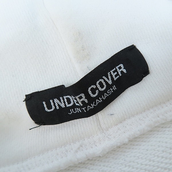 実際に弊社で買取させて頂いたUNDERCOVER/アンダーカバー プルオーバーパーカー ホワイト MUV9805-2/3の画像 2枚目