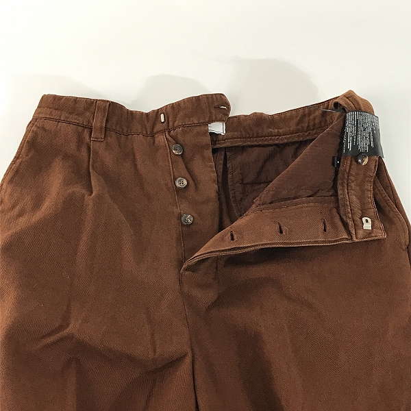 実際に弊社で買取させて頂いたAMI Alexandre Mattiussi/アミ アレクサンドラ マティッシ  19-20AW/OVERSIZE CARROT FIT TROUSERS/NVY/ボトム/H19T617.248/Sの画像 7枚目