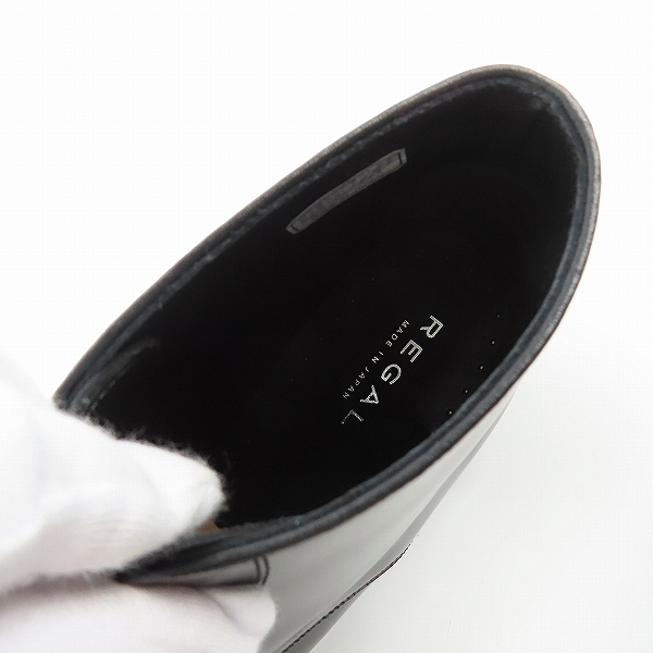 実際に弊社で買取させて頂いたREGAL/リーガル Uチップドレスレザーブーツ 38RR/26の画像 4枚目