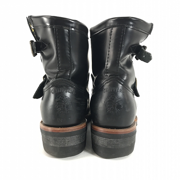 実際に弊社で買取させて頂いたCHIPPEWA/チペワ コードバン ショートエンジニアブーツ 99951/7Eの画像 1枚目