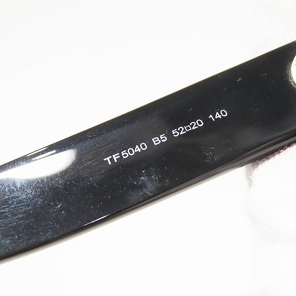 実際に弊社で買取させて頂いたTOM FORD/トムフォード 眼鏡/メガネフレーム アイウェア TF5040 B5の画像 6枚目
