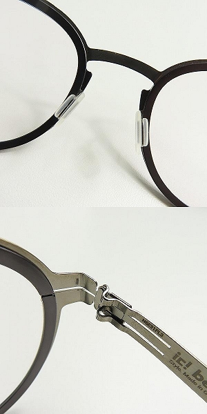 実際に弊社で買取させて頂いたic!berlin/アイシーベルリン Palladium 眼鏡/メガネフレームの画像 4枚目