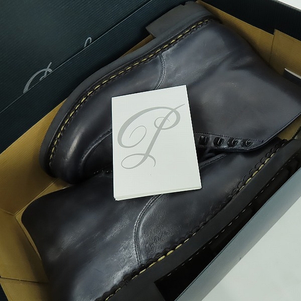 実際に弊社で買取させて頂いたParaboot/パラブーツ SHIPS別注 BEAULIEU ボーリュー Uチップブーツ 53640/5.5の画像 8枚目