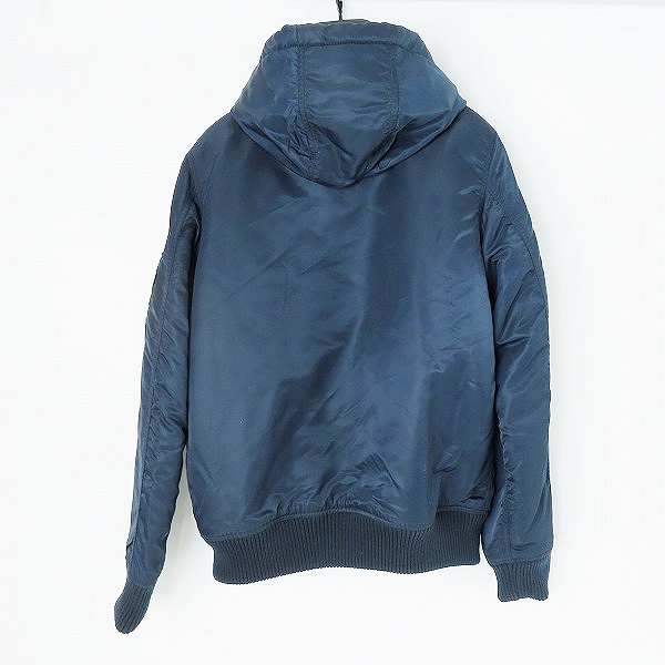 実際に弊社で買取させて頂いたALPHA INDUSTRIES/アルファインダストリーズ HOODED RIB JACKET フーテッド リブ ジャケット TA1049-067/XLの画像 1枚目